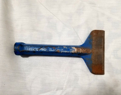 Dasco Pro  3 1/2 in. W Forged High Carbon Steel Brick Chisel Set Blue USA