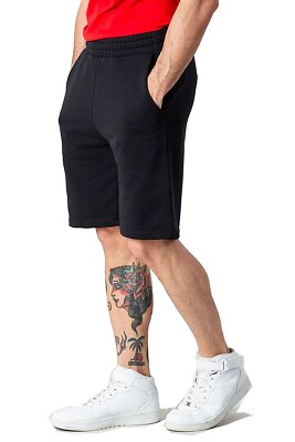 EVERLAST Herren Sport Bermuda kurze Hose Jogger Laufen Boxen schwarz kein Sweatshirt