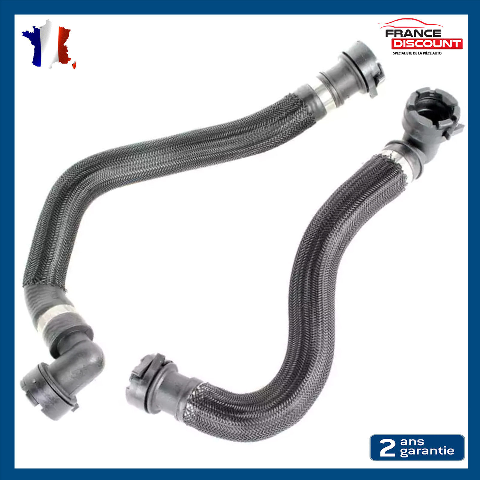 Tuyau liquide refroidissement Citroen C4 Peugeot 307 308 durite radiateur 2.0 HDI 6466W1