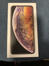 Apple iPhone XS Max 256GB Empty Box ONLY - Gold - NO ACCESSORIES - Genuine OEM-