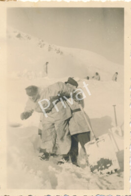 Foto WK II Soldaten Uniform Winter Tundra 1942 Eismeer Front Suomi Norway K1.86