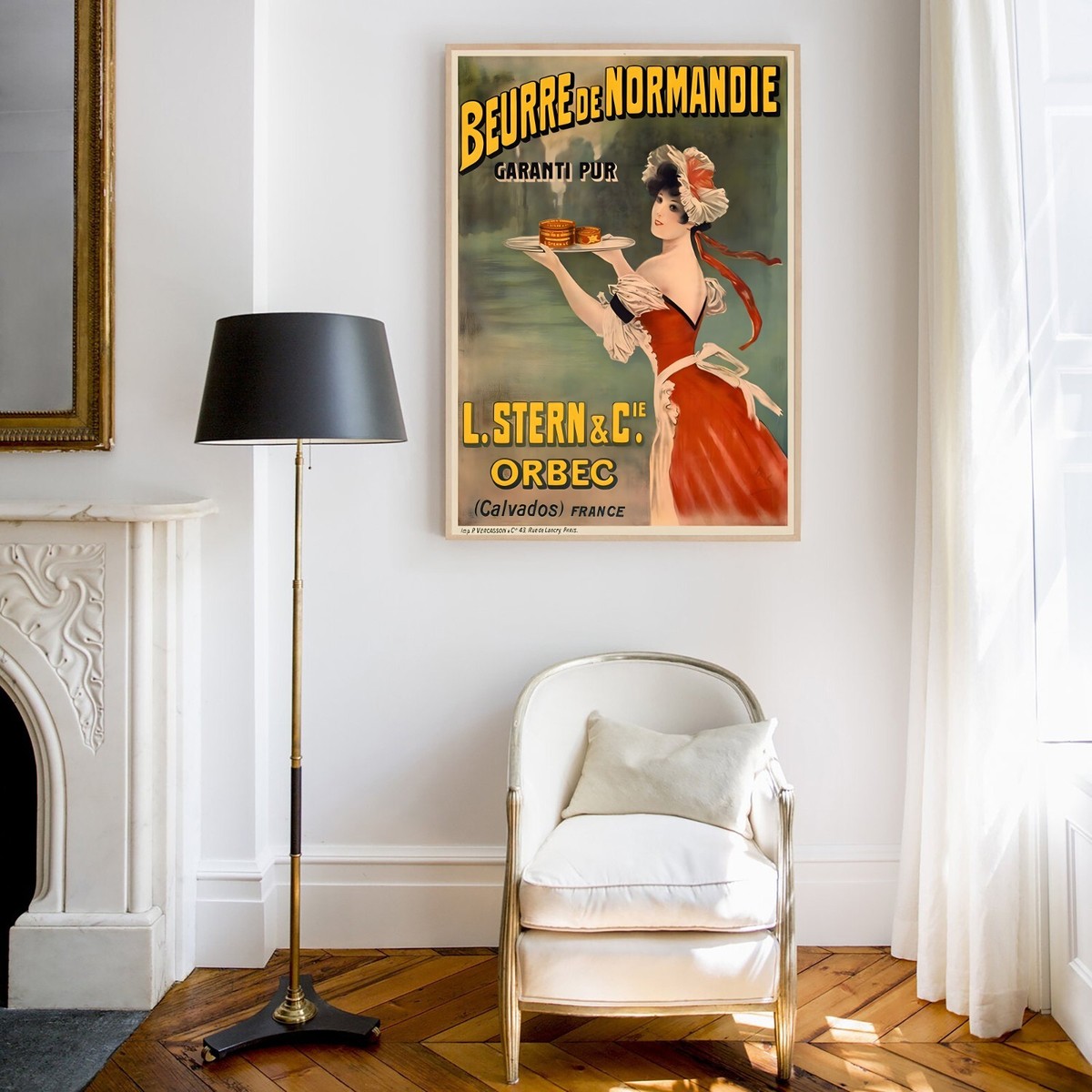 Beurre De Normandie - 1900 Food & Beverage Vintage Wall Art Poster
