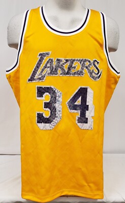 Brand New Men's Mitchell&Ness NBA Los Angeles Lakers O'NEAL 75th