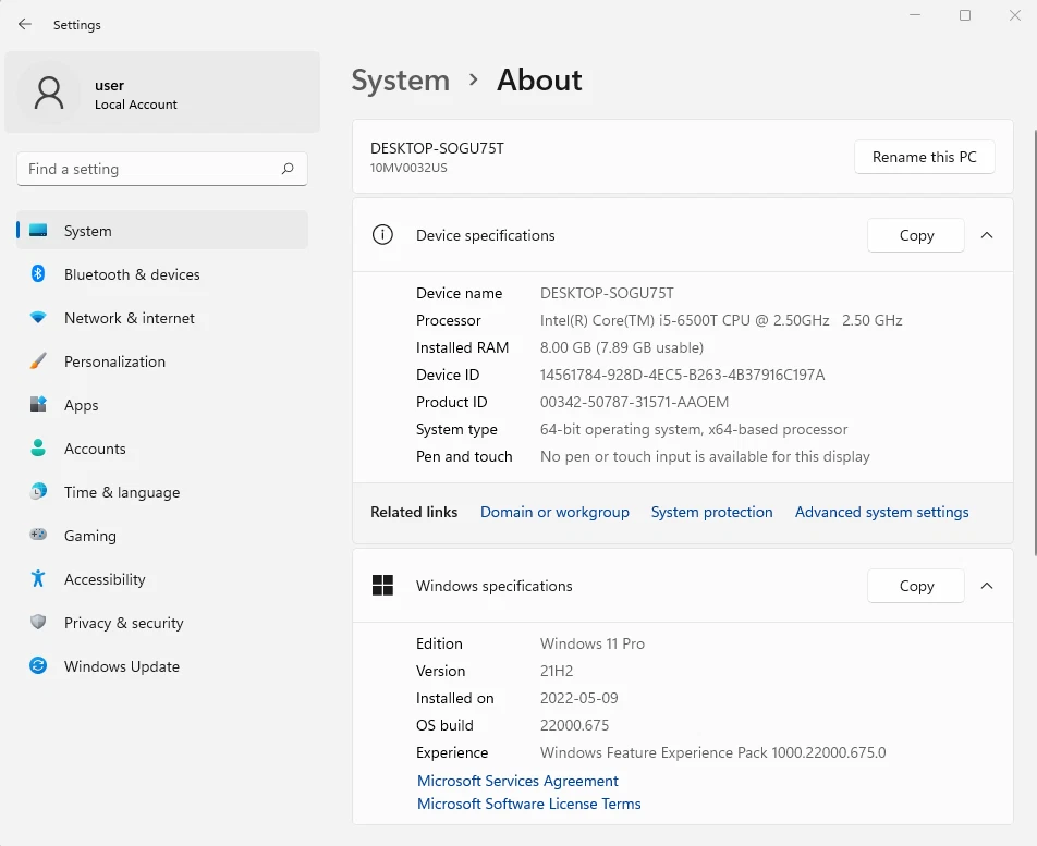 Lenovo Tiny with Intel i5 desktop, 8Gb RAM and 250Gb SSD - Image 4 of 4