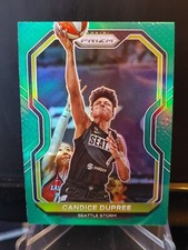 Candice Dupree 2021 Panini Prizm Green Refractor #36 - Seattle Storm