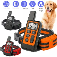 2700 FT Remote Dog Shock Training Collar Rechargeable Waterproof LCD Pet Trainer