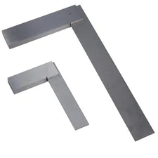 3 + 12 Inch 75 / 300mm Engineer Tri Set Square Right Angle Straight Edge 