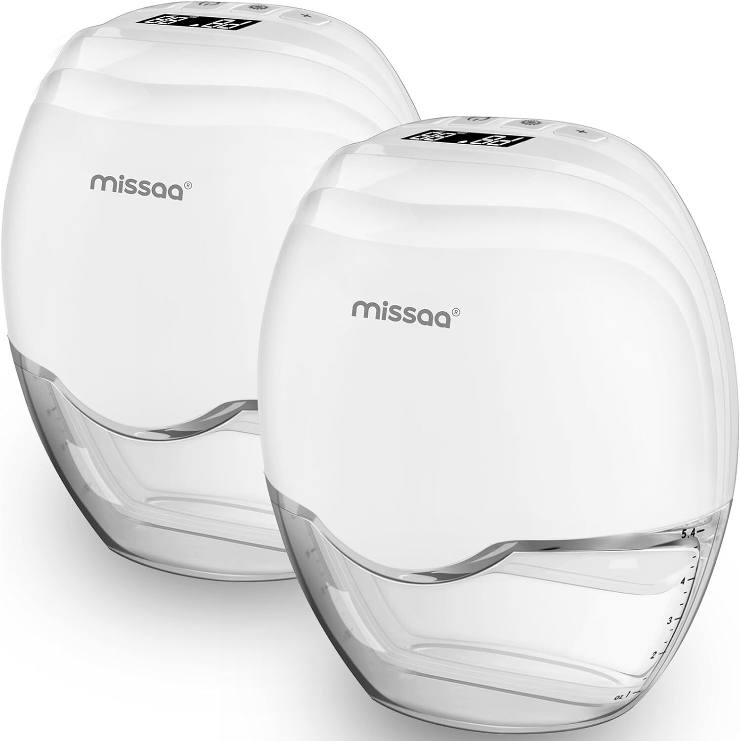 Missaa 2-Pack Electric Breast Pump for Comfortable Expressing-image