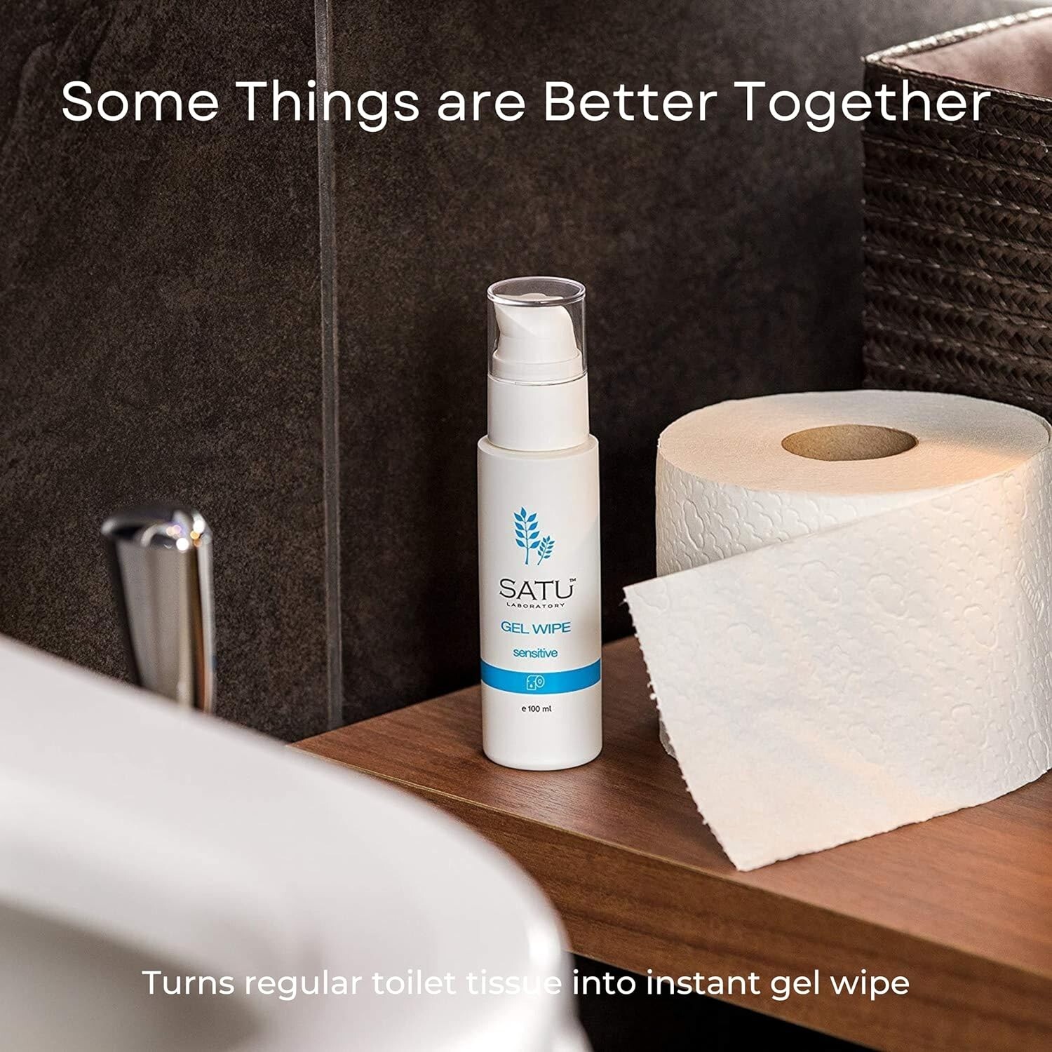 SATU Toilet Paper Gel Ultra Soft and Clean Wipe Septic Sewer Safe