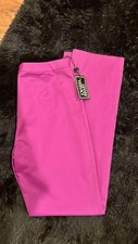 NWT Vintage Gianni Versace Couture Purple 100% Silk Pants Size 44