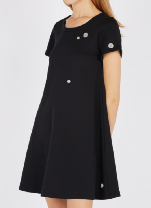 Robe Cop.Copine Modèle Astérope Coton Noir - Taille 36 - Neuf Sans étiquettes