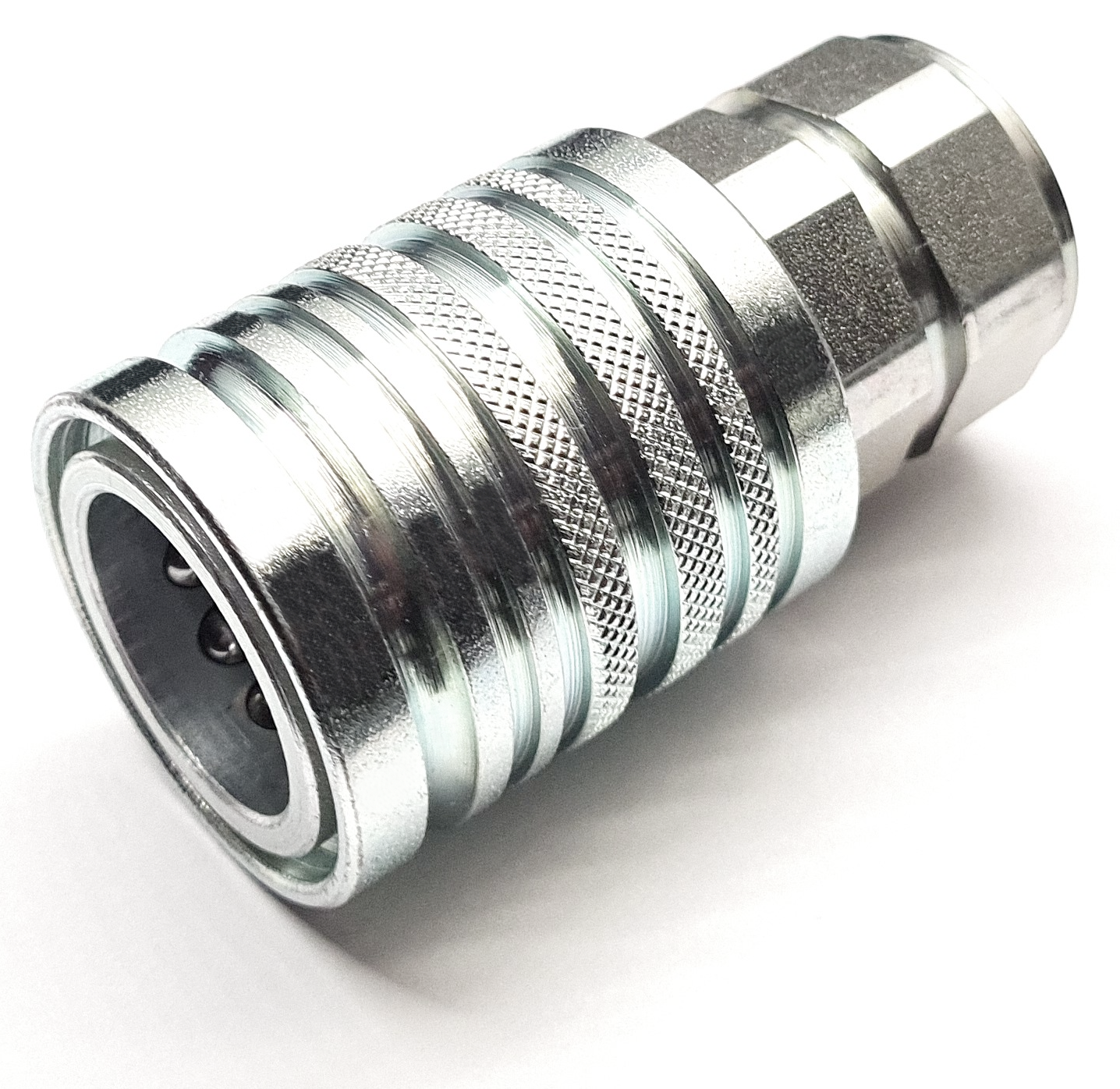 Push Pull Hydraulic Female Coupling 1/2"" BSP Female Thread - ISO 7241-A Standard
