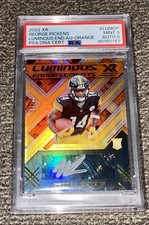 2022 Panini XR Luminous Endorsements George Pickens 21/25Silver Ink Rookie Auto