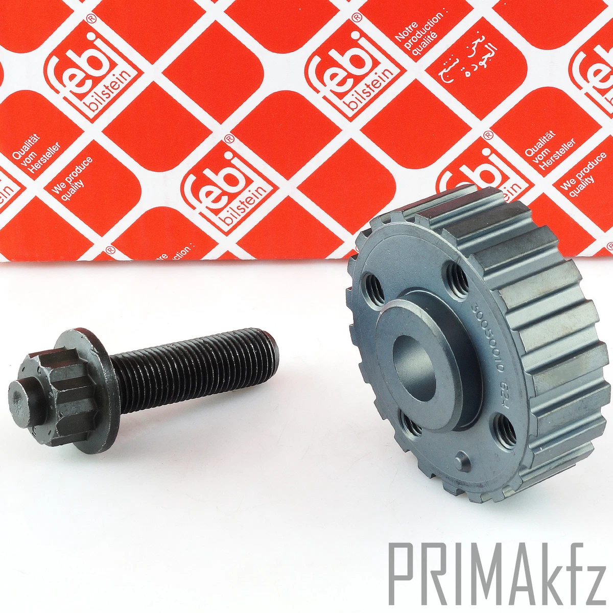 Febi Kurbelwellenrad + Kurbelwellenschraube verstärkt für VW 1.8  