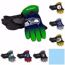 Forever Collectibles - NFL - Gradient Big Logo Insulated Winter Gloves - Unisex