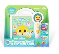 Pinkfong Baby Shark English Study Smart Sound Pen Book Card Baby Kid