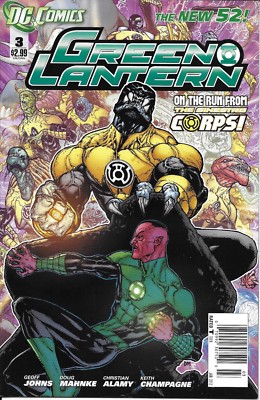 Green Lantern Comic 3 The New 52 Cover A First Print 2012 Geoff Johns Mahnke DC