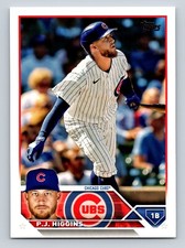P.J. Higgins 2023 Topps #338 Chicago Cubs