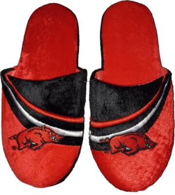Arkansas Razorbacks Size Medium Men's Big Logo Slippers [NEW] Slide ...