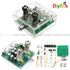 DIY KIT AC 12V 6J1 Valve Pre-amp Tube PreAmplifier Board Headphone Buffer/Case