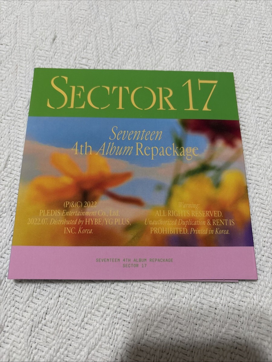 US] SEVENTEEN 4th Album Repackage 'Sector 17' (Carat Ver.) [TARGET