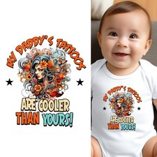 Baby Bodysuit - My Daddy's Tattoos are Cooler Than Yours Baby Clothes