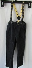 H & M Infants Batman Pants with Suspenders Size 9-12 Months 