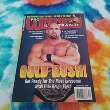 Pro Wrestling Illustrated Magazine Dec. 1998 Issue w/Poster The Undertaker PWI