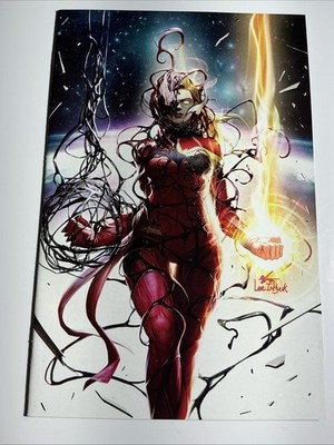 Captain Marvel #8 2019 NM InHyuk Lee Exclusive Virgin Variant Venomized 1st Star