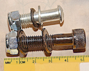 Two 8mm Diameter Bicycle SEAT POST CLAMP BINDER BOLTS for Road, MTB Bikes