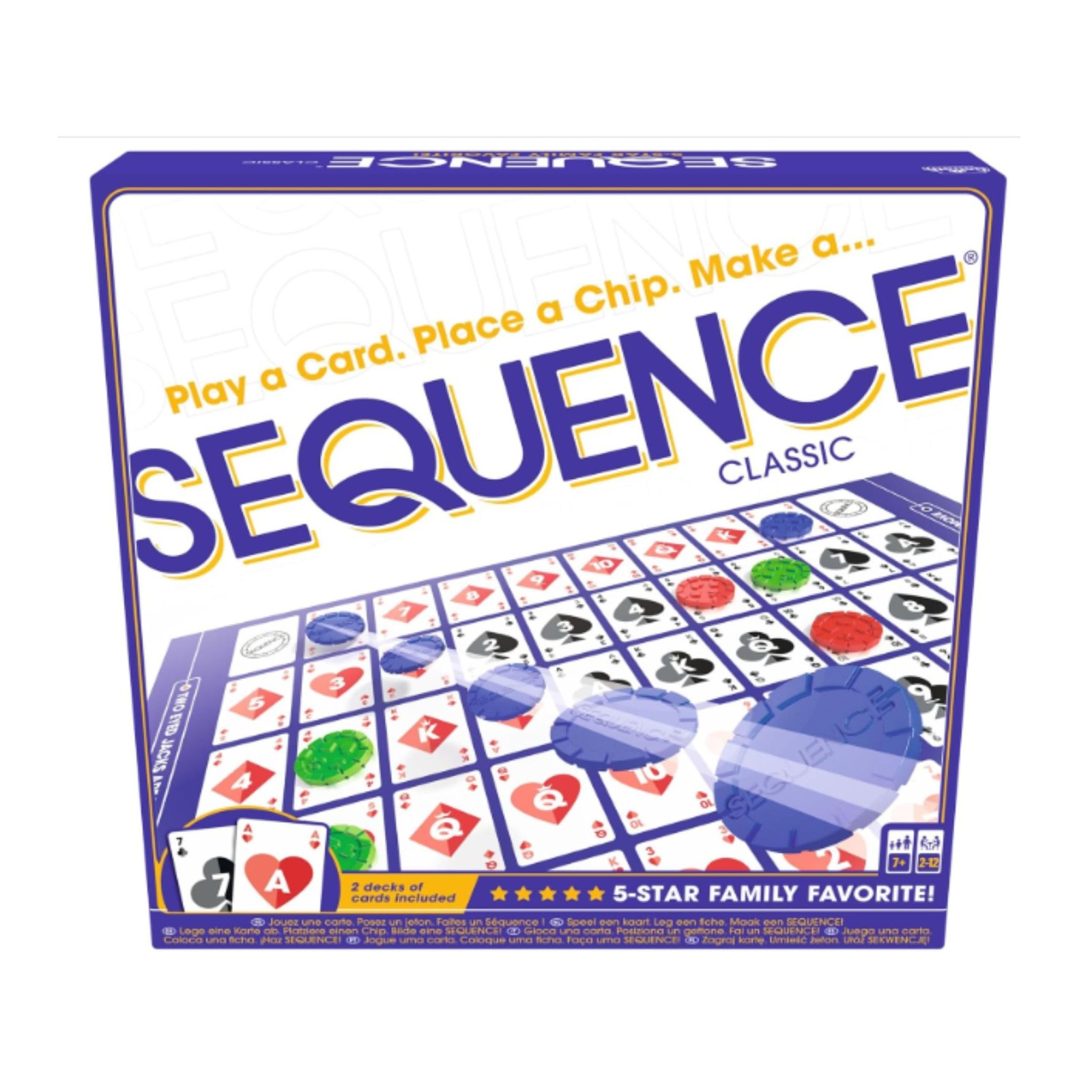 Goliath - SEQUENCE Classic - Bordspel voor Kinderen en Volwassenen vanaf 7 jaar 14490₽