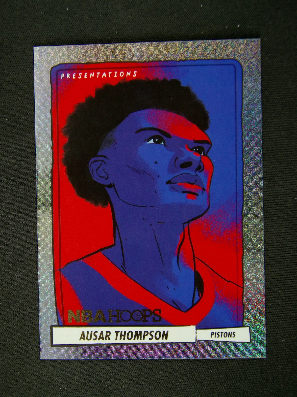 2023-24 Panini NBA Hoops Ausar Thompson #17 RC Rookie Presentations SSP