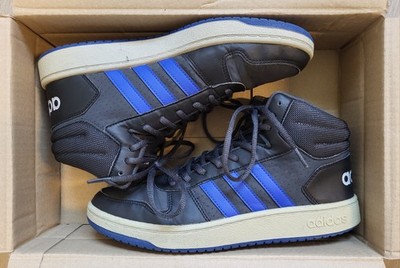 Adidas HOOPS 3.0 Mid Schwarz Grau Blau Gr. 43  