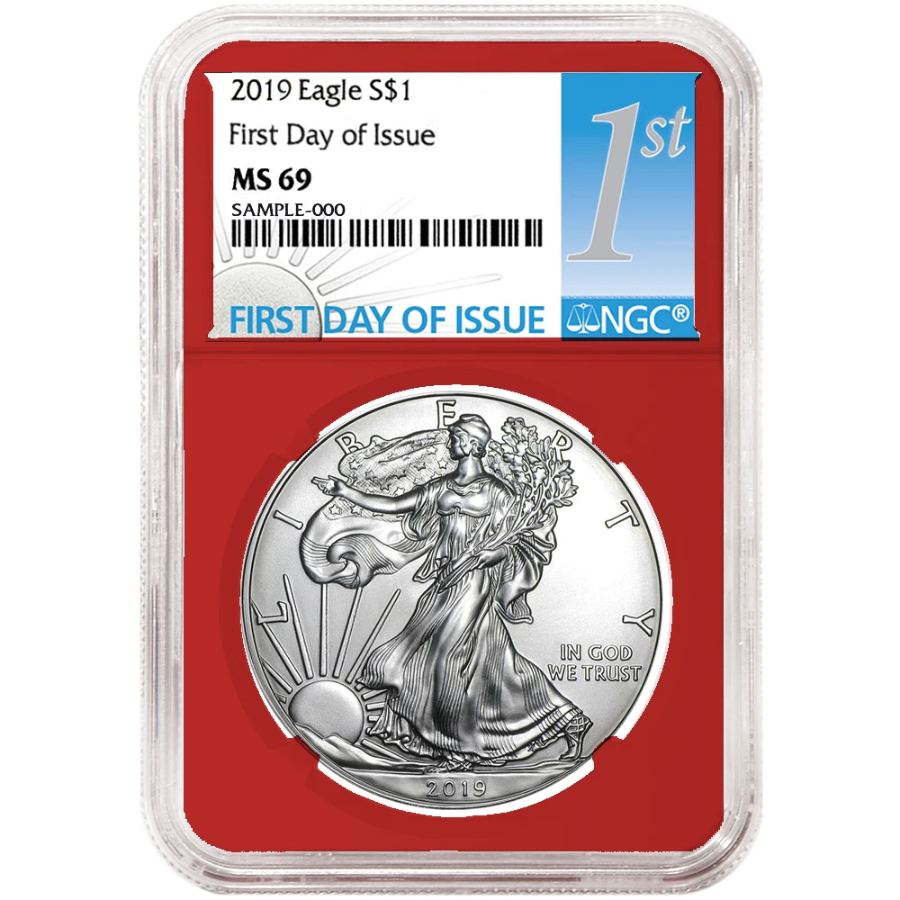 American Eagle MS 69 Graded 2019 Silver Bullion Coins for sale | eBay