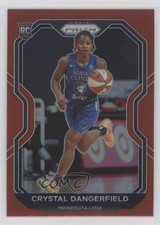 2021 Panini Prizm WNBA Red Prizm 51/299 Crystal Dangerfield #41 12v9