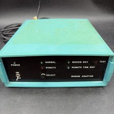 1978 Vintage Modem Adapter DB-25 Ports Interface Controller Powers Untested