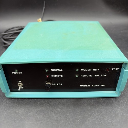 1978 Vintage Modem Adapter DB-25 Ports Interface Controller Powers Untested