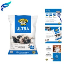 Ultra UnScented Clumping Clay Cat Litter 40 lb. Bag 1.21 per pound