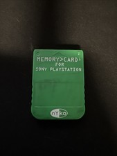 Nyko Memory Card for Sony PlayStation 1 2000 - 1 MB for 15 Blocks of Data