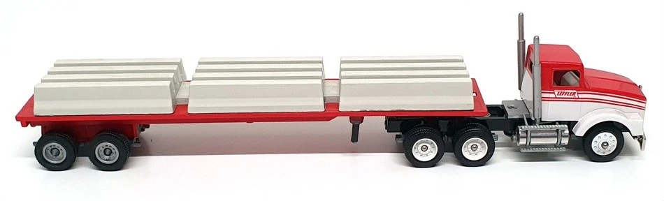 Camión y remolque Winross escala 1/64 27324 - Kenworth (Leffler) - rojo/blanco Foto 3 de 4