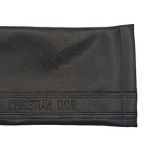 Christian Dior Sunglass Case Black Soft Pouch Side Entry Eyeglass Case Only