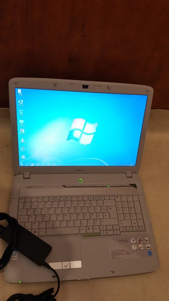 PC Acer Aspire 7720 de Core 2Duo/ 2Go Ram/ HDD 160Go Windows 7/ 17" & Bon état - Photo 2/4