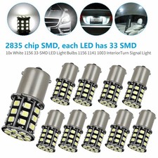 10x Super Bright White 1156 1141 1003 Rv Trailer 33-smd Led Interior Light Bulbs 10x Super Bright White 1156 1141 1003 Rv Trailer 33-smd Led Interior Light Bulbs