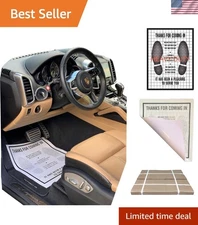 Plastic Coated Paper Automotive Floor Mats - 250 Count, Thick & Durable