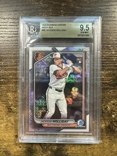 JACKSON HOLLIDAY 2024 Bowman Chrome Mega Box Mojo Rookie BGS 9.5 GEM Orioles