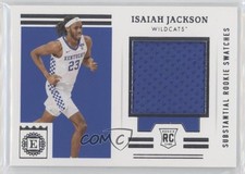 2021-22 Panini Chronicles Draft Picks Isaiah Jackson #ESS-IJ 3wu