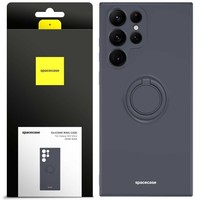 Spacecase SilikonringhüLle FüR Galaxy S22 Ultra Schwarz
