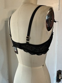 Agent Provocateur LOVE Full Bra 36C NWT Black Orig. $190 Autumn/Winter 2015