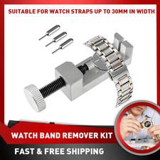 Metal Watch Band Strap Bracelet Link Pin Remover Repair Adjustable Tool Kit US