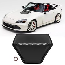 For Honda S2000 Car Air Flow Intake Scoop Hood Decorative Vent Cover Gloss Black